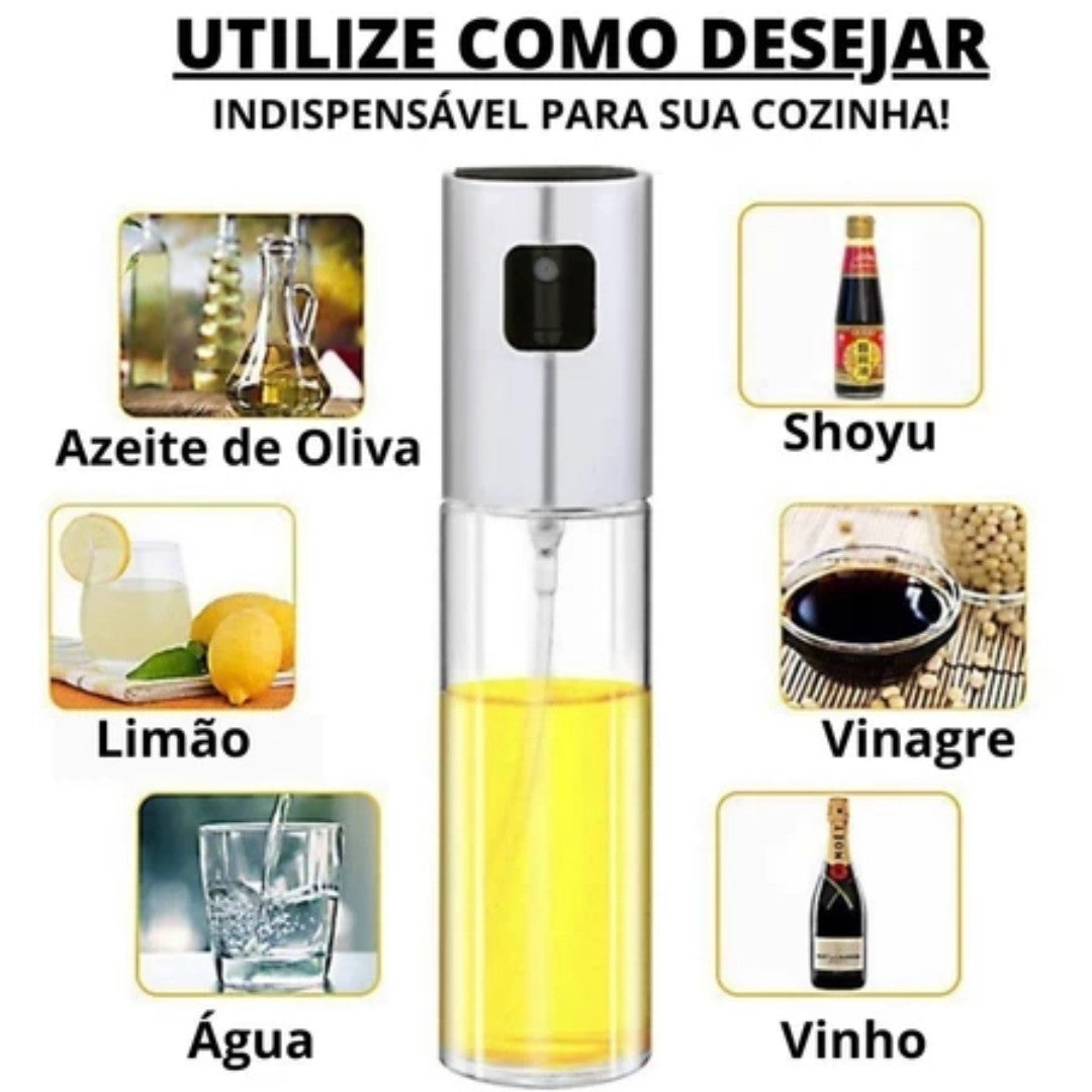 Borrifador Premium para Óleo e Temperos - SprayChef™ 🍳✨ [LEVE 3 e ECONOMIZE+]