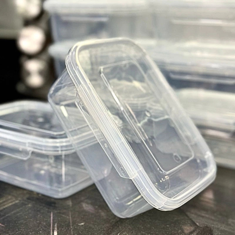 Kit 10 Marmita Potes 800ml com Travas Laterais BPA FREE Alimentos organizadores de congelador